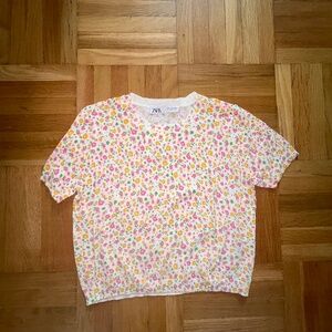 Zara floral shirt
